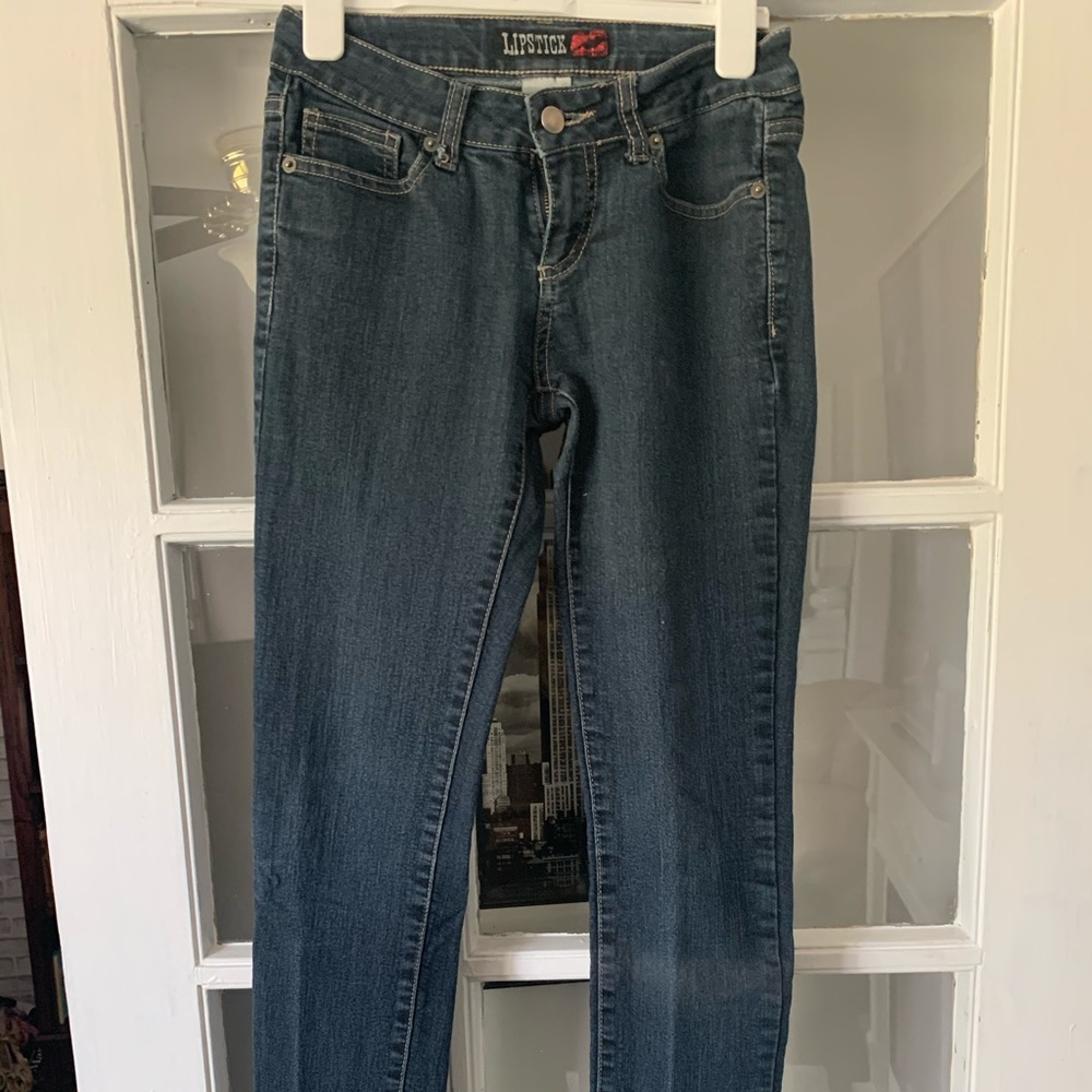 Lipstick skinny Jean